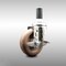 Service Caster 4 Inch 316SS High Temp Glass Filled Nylon 1-3/8 Inch Stem Caster with Brake SCC SCC-SS316EX20S414-GFNSHT-TLB-138 - alternate 1